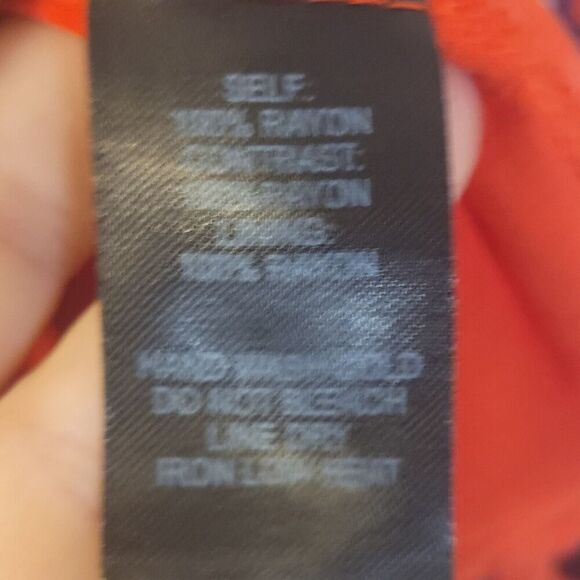 Lulus La Vie en Roses Navy Blue and Red Floral Print Dress Womens S Mixed Prints - Picture 10 of 13